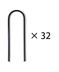 Yescom 32 Pack Trampoline Stakes Ground Anchors 11" U Shaped Heavy Duty for Outdoor Camping Tent