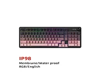 Risokeys Mechanical Feel Waterproof Keyboard, Gaming & Office Wired Keyboard with Side-printed Pbt Keycaps