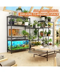 Lovmor 5-Tier in W x 72 in H x in D Height Adjustable Garage Wire Shelving Unit