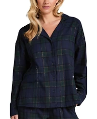 Hunkemoller Women's Flannel Pyjama Top