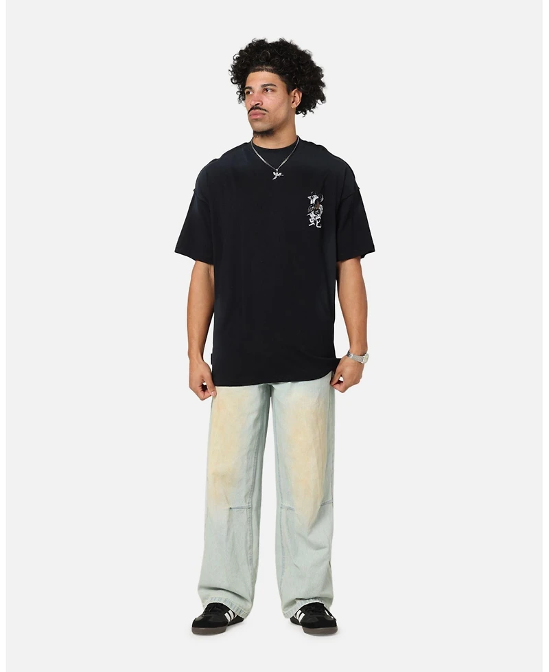 Saint Morta Men's Venom Boxy T-Shirt Sunfade Black