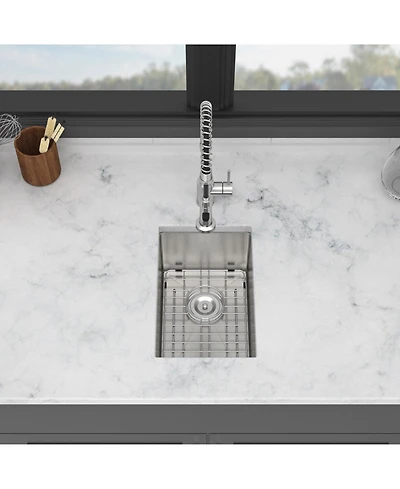 flynama Undermount Kitchen Sink Single Bowl Stainless Steel 16 Gauge Deep Basin