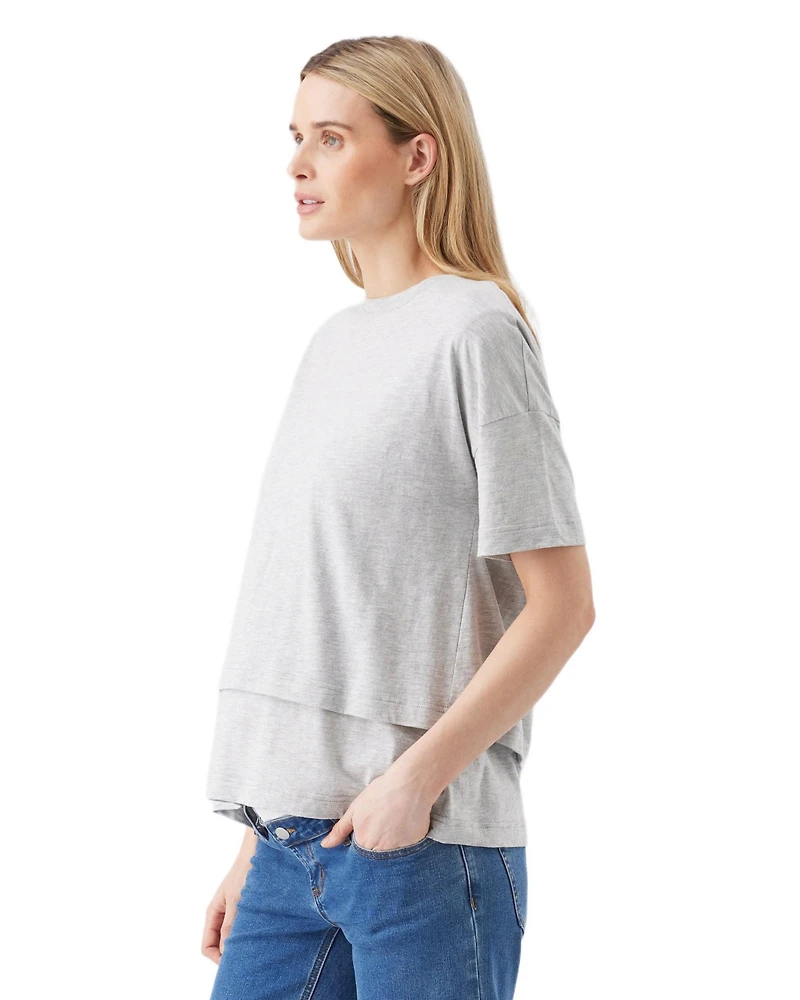 Ripe Maternity Claud Nursing Marle Tee