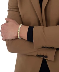 Lacoste Men's Metropole Edge Two-Tone Stainless Steel Bracelet