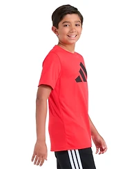 adidas Boys' 8-20 Graphic Print Crewneck T-Shirt
