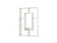 7-Cube Geometric Bookshelf Modern Decorative Open Bookcase