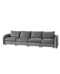 Hulala Home Terencio Modern Modular Storage Sectional Sofa with Hassle-free Assembly