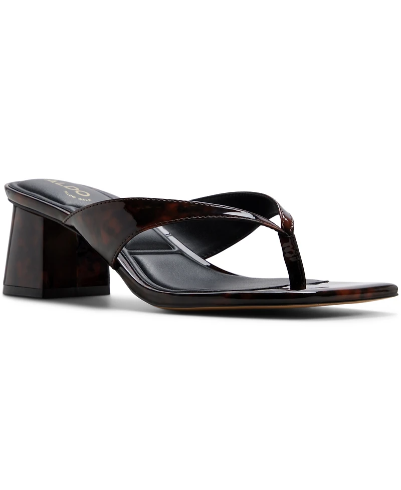 Aldo Women's Antonina Thong Square Toe Dress Sandals