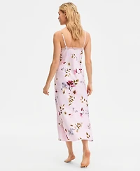 I.n.c. International Concepts Women's Lace-Trim Satin Nightgown