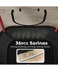 Qaba 4 x 6FT Trampoline for Kids Indoor & Outdoor with Slide,