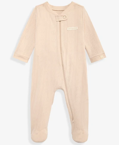 First Impressions Everyday Baby Essentials Boys' Pointelle Cotton 2-Way Zip Coveralls, Macy's Exclusive