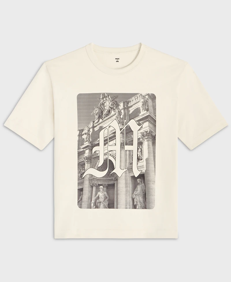 Mode of One Men's Relaxed-Fit Rome Graphic T-Shirt, Macy's Exclusive