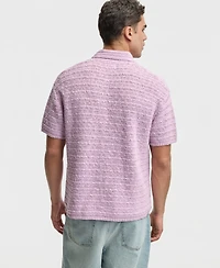 Mode of One Men's Relaxed-Fit Elio Short-Sleeve Polo Sweater, Macy's Exclusive