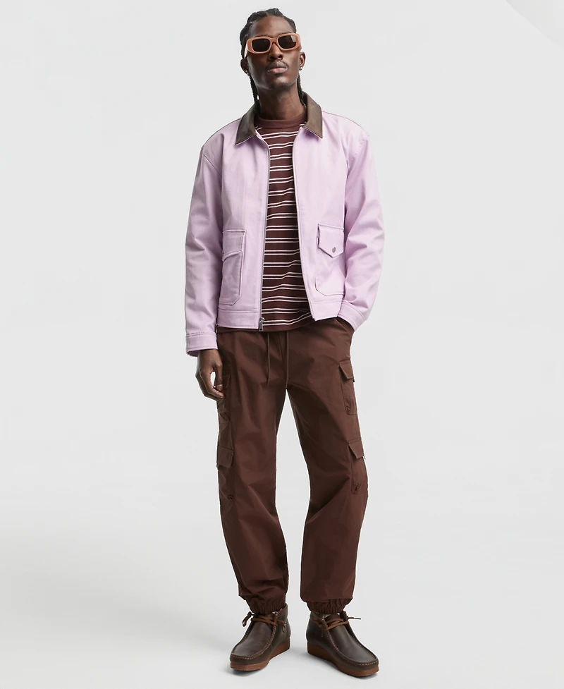 Mode of One Men's Relaxed-Fit Twill Work Jacket, Macy's Exclusive