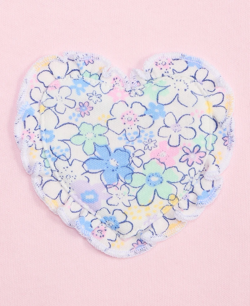 First Impressions Baby Girls' (3-24) Floral Heart T-Shirt, Macy's Exclusive