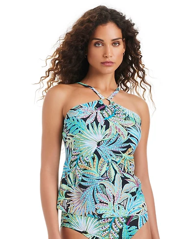 Beyond Control Women's High-Neck Tankini Top
