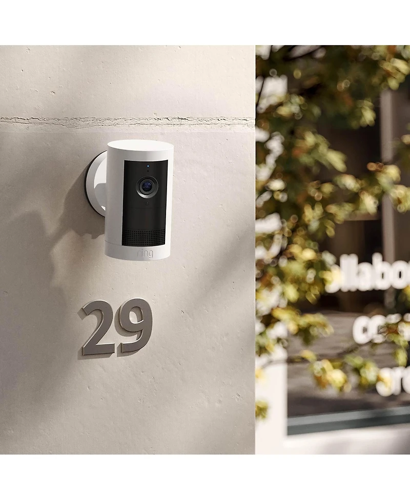 Ring Outdoor Cam Plus Battery White