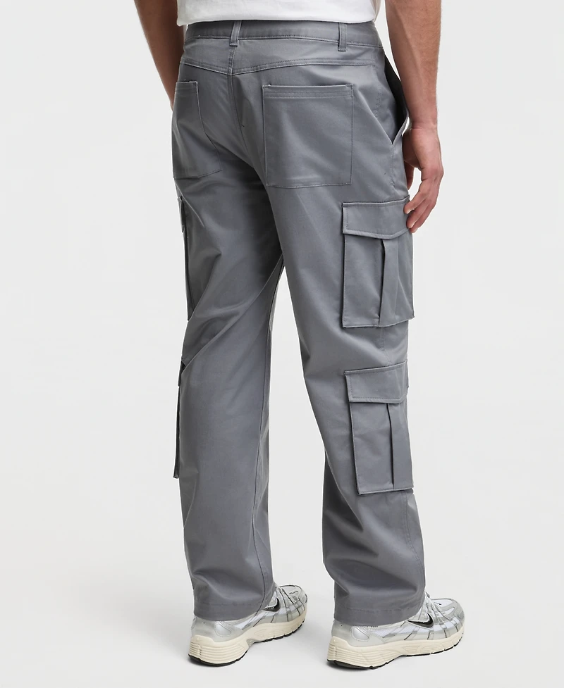 Mode of One Men's Relaxed-Fit Stretch Twill Cargo Pants, Macy's Exclusive