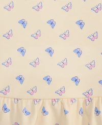 First Impressions Baby Girls' 3M-24M Mix and Match Butterfly-Print Peplum T-Shirt, Macy's Exclusive