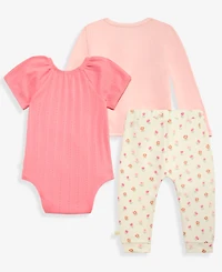 First Impressions Baby Girls' The Garden Three-Piece Set, Macy's Exclusive