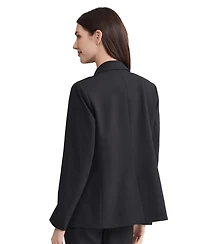 Jones New York Women's Peak Lapel Collared Jacket