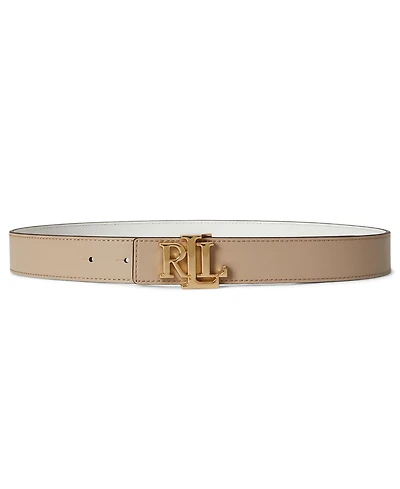 Lauren Ralph Lauren Logo Reversible Leather Belt