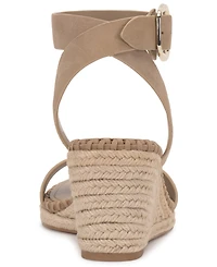 Vince Camuto Women's Fainel Buckel Wedge Heel Sandals