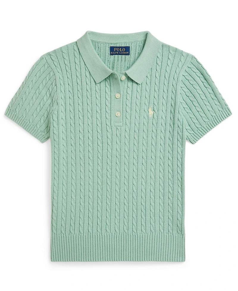 Polo Ralph Lauren Girls' 7-16 Mini-Cable Sweater
