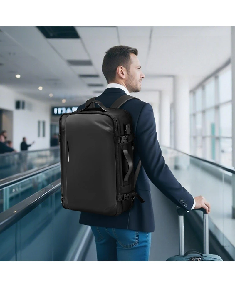 Mecale 65L Vacuum Seal Compression Travel Backpack Carry-On Luggage