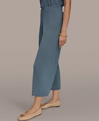 Donna Karan New York Women's Wide Leg Sequin Pull-On Pants