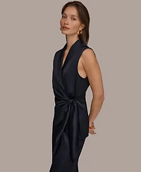 Donna Karan New York Women's Pinstripe Sleeveless Top