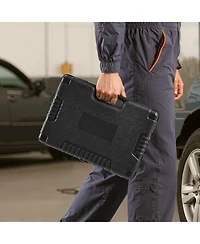 Mecale 108-Piece Socket & Ratchet Set, 1/4" & 1/2" Drive Metric 4–32mm, Bits & Accessories, Storage Case, Cr-v Alloy Steel