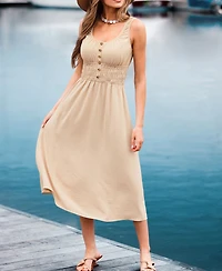 Cupshe Women's Slow Living Vacation Dress