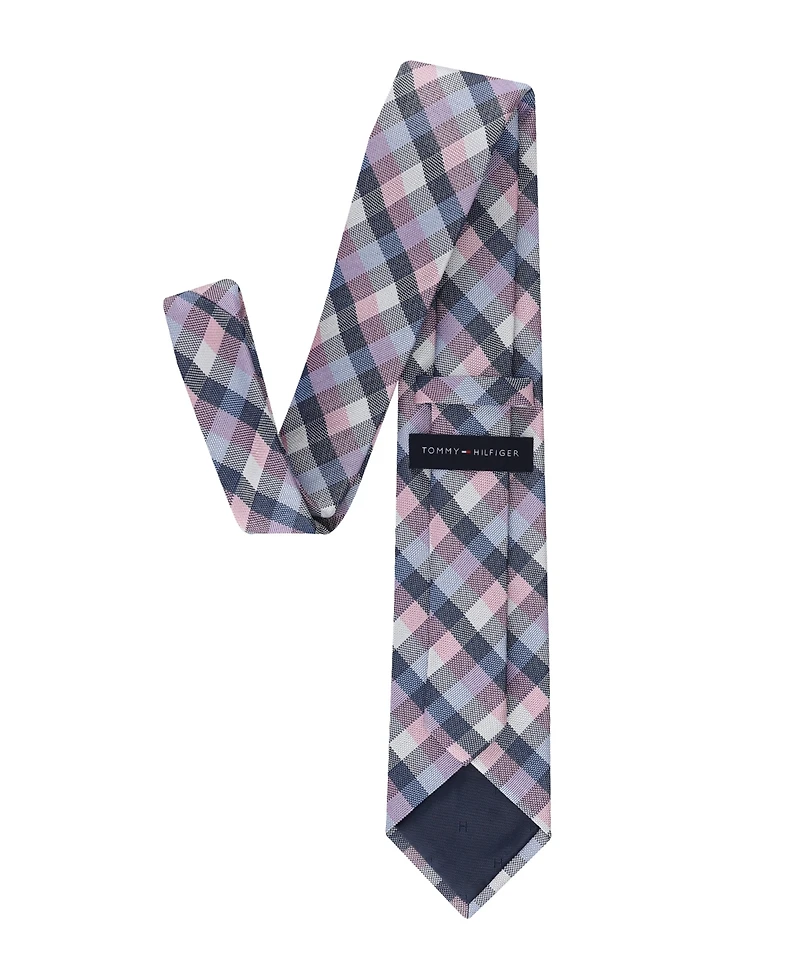 Tommy Hilfiger Men's Holden Seasonal Plaid Pattern Tie