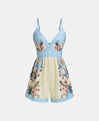 Cupshe Women's Bahamian Sunshine Floral Romper