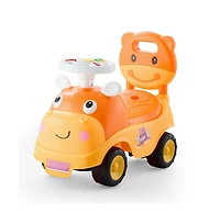 Slickblue Ride On Toddler Push Car, Push Car for Toddler 19 to 36 Months, Kids Ride On Toy with Horn & Music