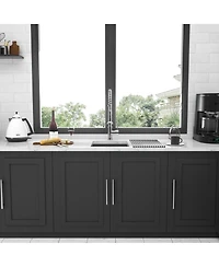 flynama 13x15x9inch Undermount Kitchen Sink Stainless Steel Single Bowl 16 Gauge Deep Basin