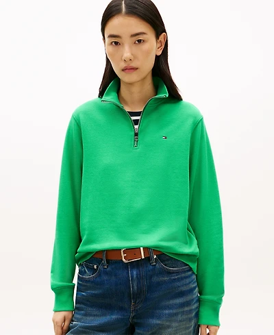 Tommy Hilfiger Women's Half-Zip Sweatshirt