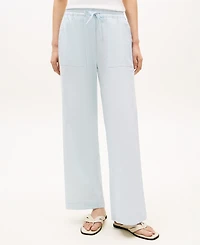 Tommy Hilfiger Women's Wide-Leg Pull-On Pants