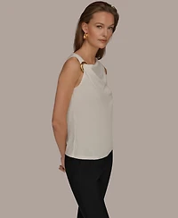 Donna Karan New York Women's Cowl Neck Top