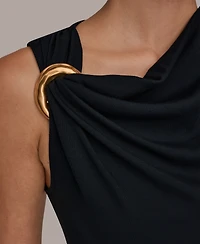 Donna Karan New York Women's Cowl Neck Top
