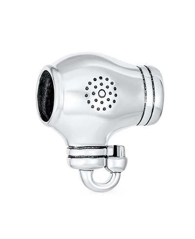 Bling Jewelry Hair Stylist Beaty Salon Blow Dryer Charm Bead Sterling Silver For Bracelet