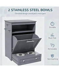 Aostirmotor Dog Feeders with Dog Raised Bowls