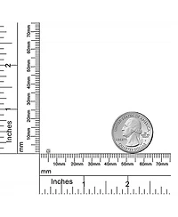 Bling Jewelry Classic Delicate .025CT Round Solitaire Cubic Zirconia Tiny 3MM Cz 14K Yellow Gold Stud Earrings