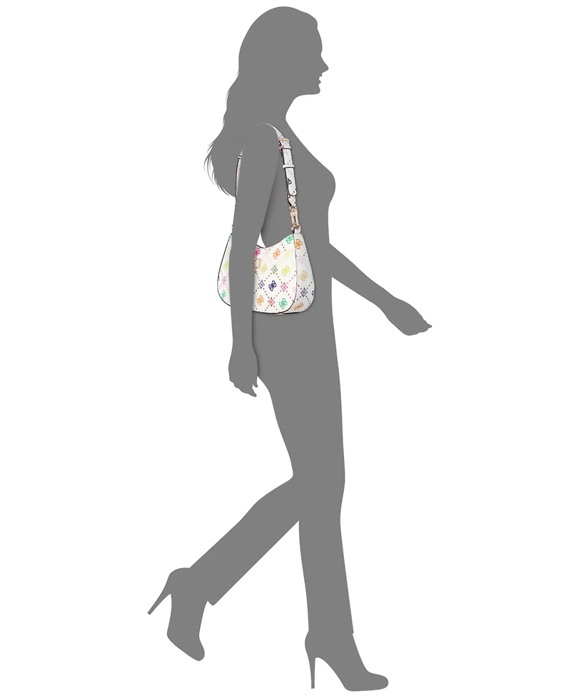 Guess Emelie Logo Top Zip Medium Shoulder Bag