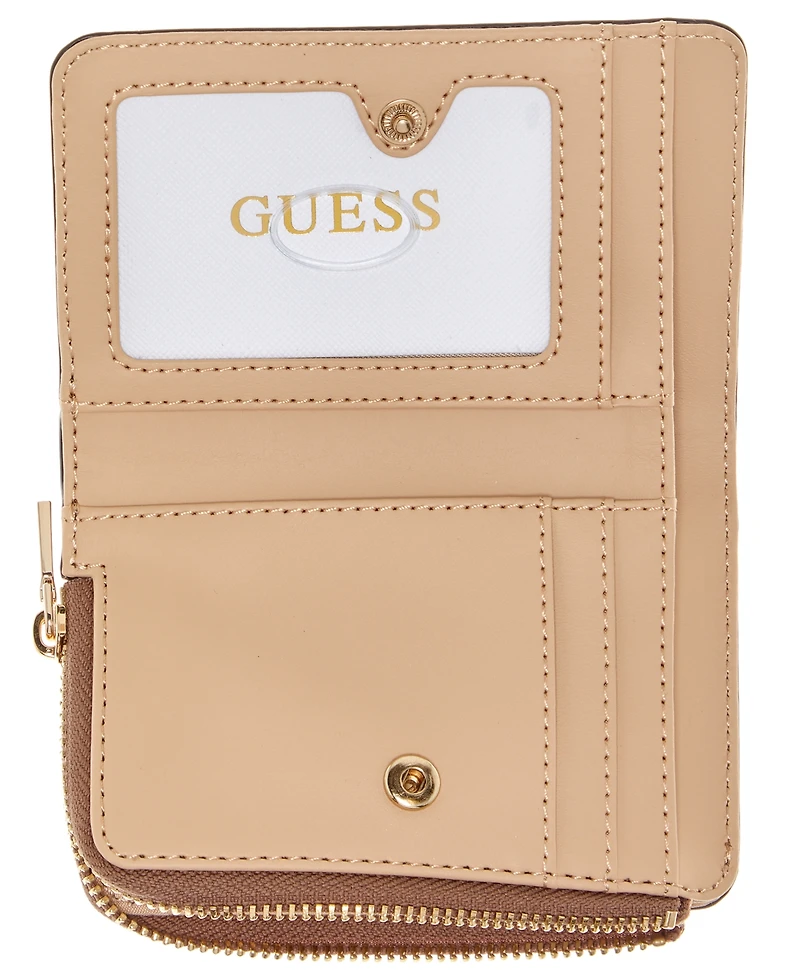 Guess Emelie Logo Zip-Around Card Case