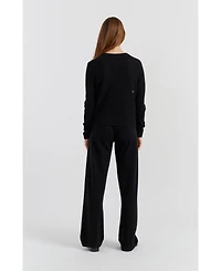 Chinti & Parker Women's Cloud Cashmere Cropped Pullover