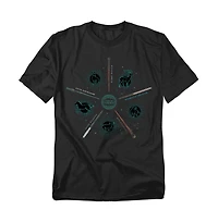 Harry Potter Men's Expecto Patronus And Wands T Shirt