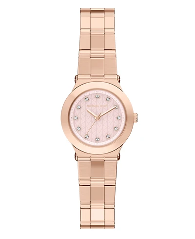 Michael Kors Women's Billie Three-Hand Rose Gold-Tone Stainless Steel Watch, 26mm