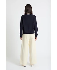 Chinti & Parker Women's Peanuts Polo Sweater